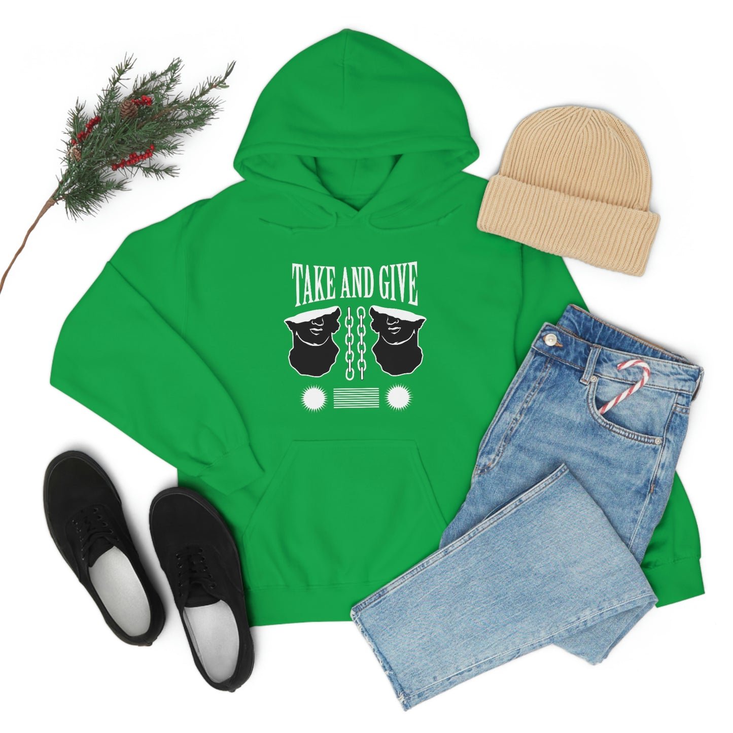 Take and Give Hooded Sweatshirt