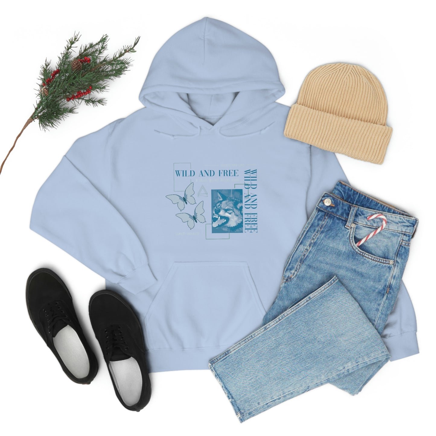 Wild and Free Hooded Sweatshirt