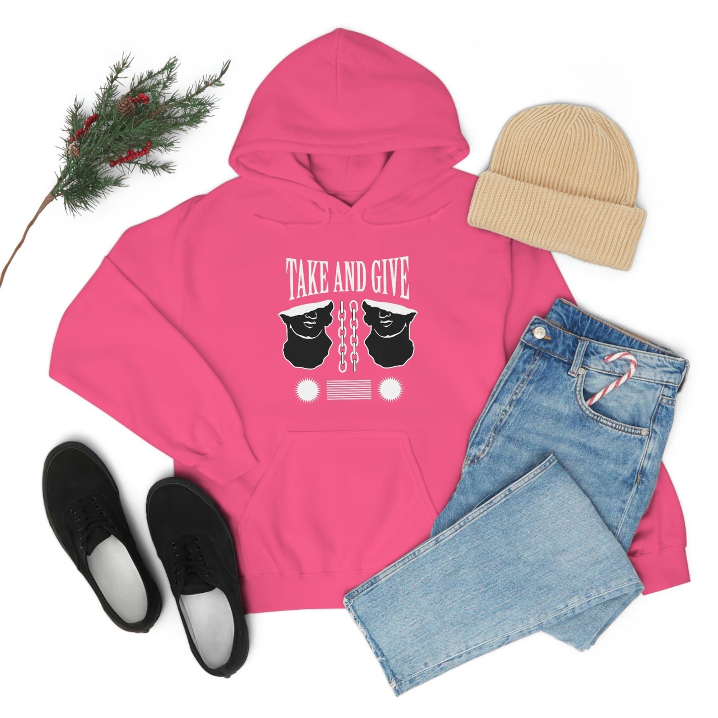 Take and Give Hooded Sweatshirt