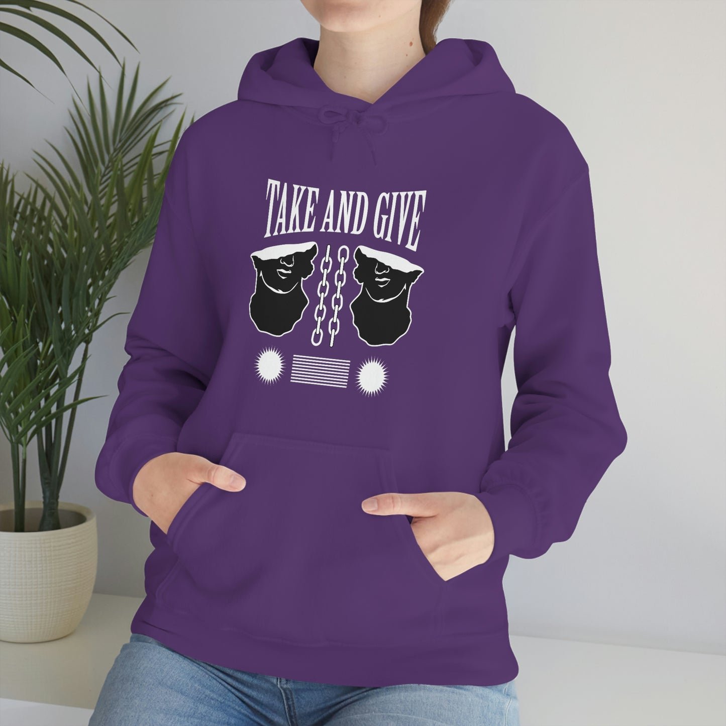 Take and Give Hooded Sweatshirt