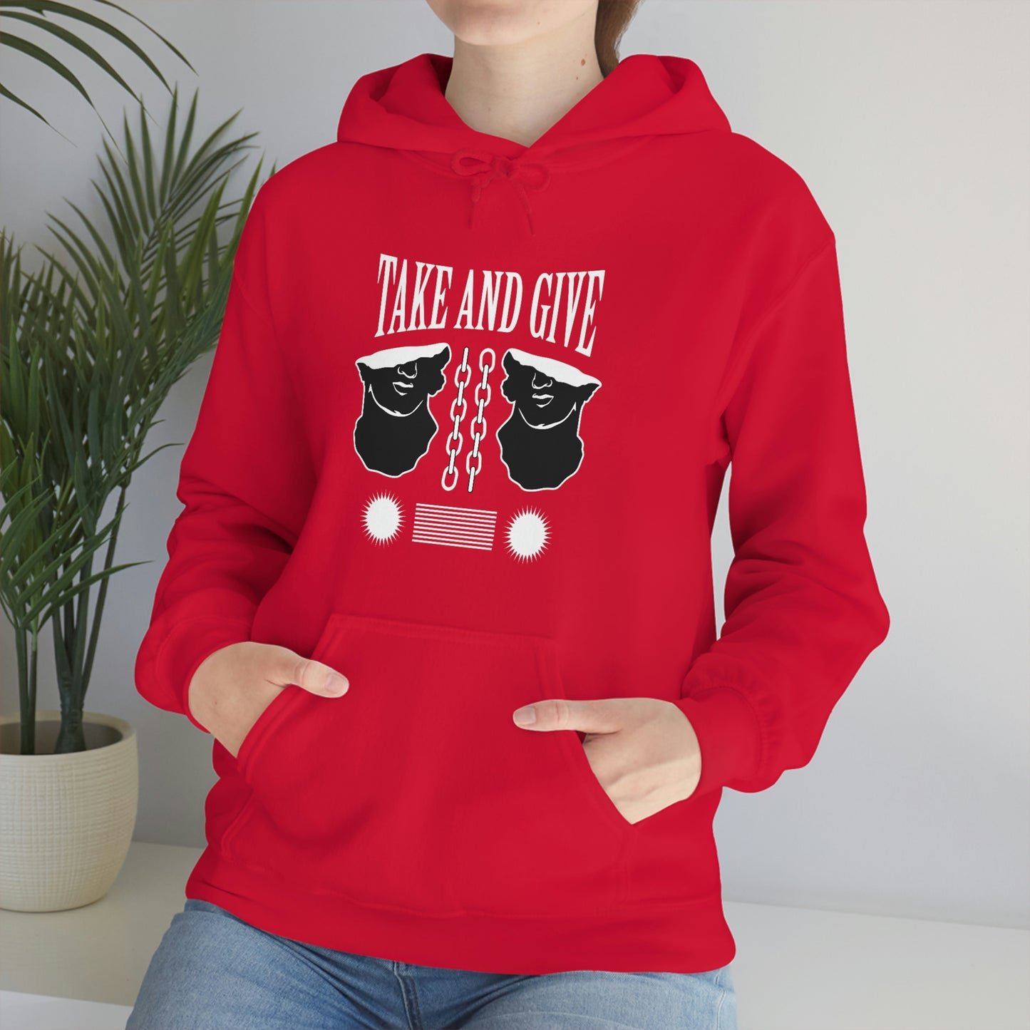 Take and Give Hooded Sweatshirt