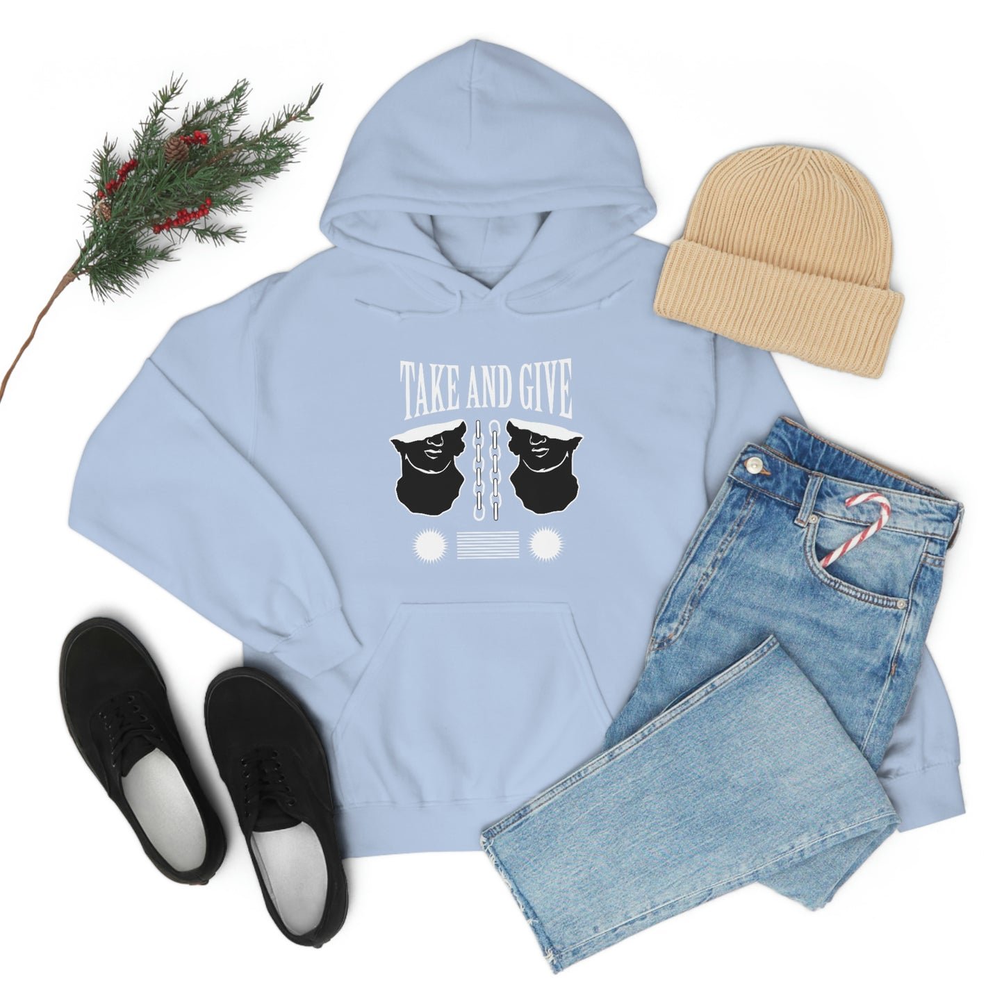 Take and Give Hooded Sweatshirt
