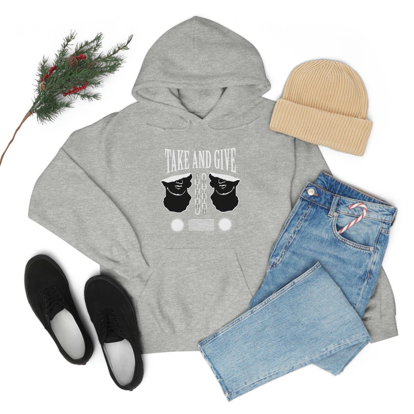 Take and Give Hooded Sweatshirt