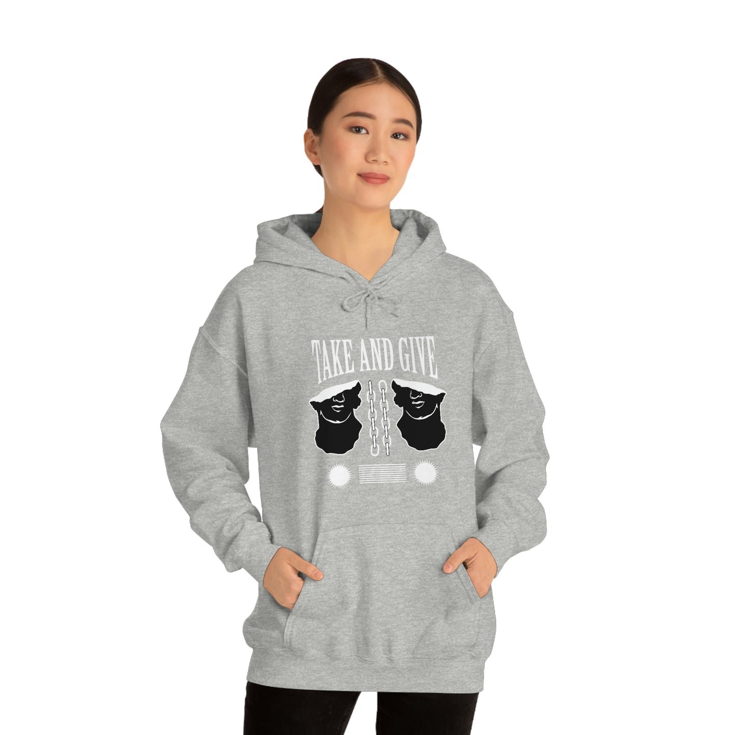 Take and Give Hooded Sweatshirt