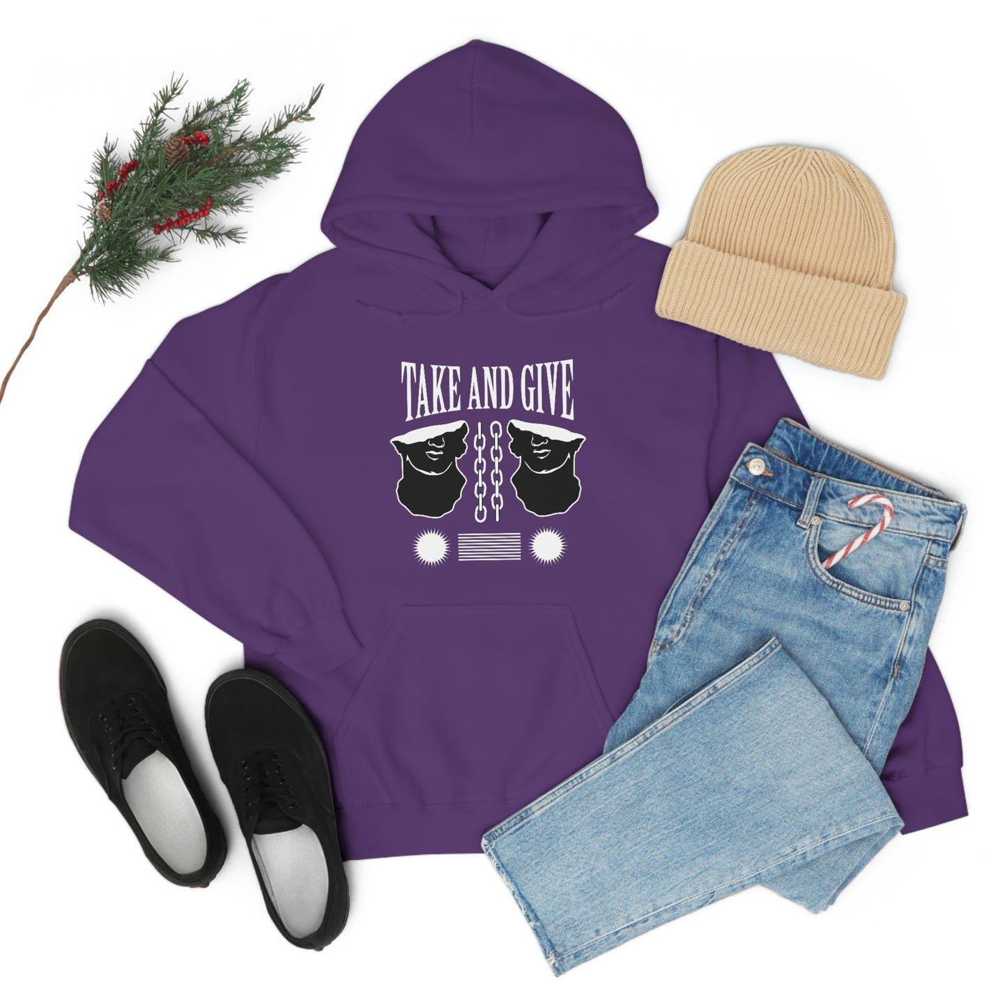 Take and Give Hooded Sweatshirt