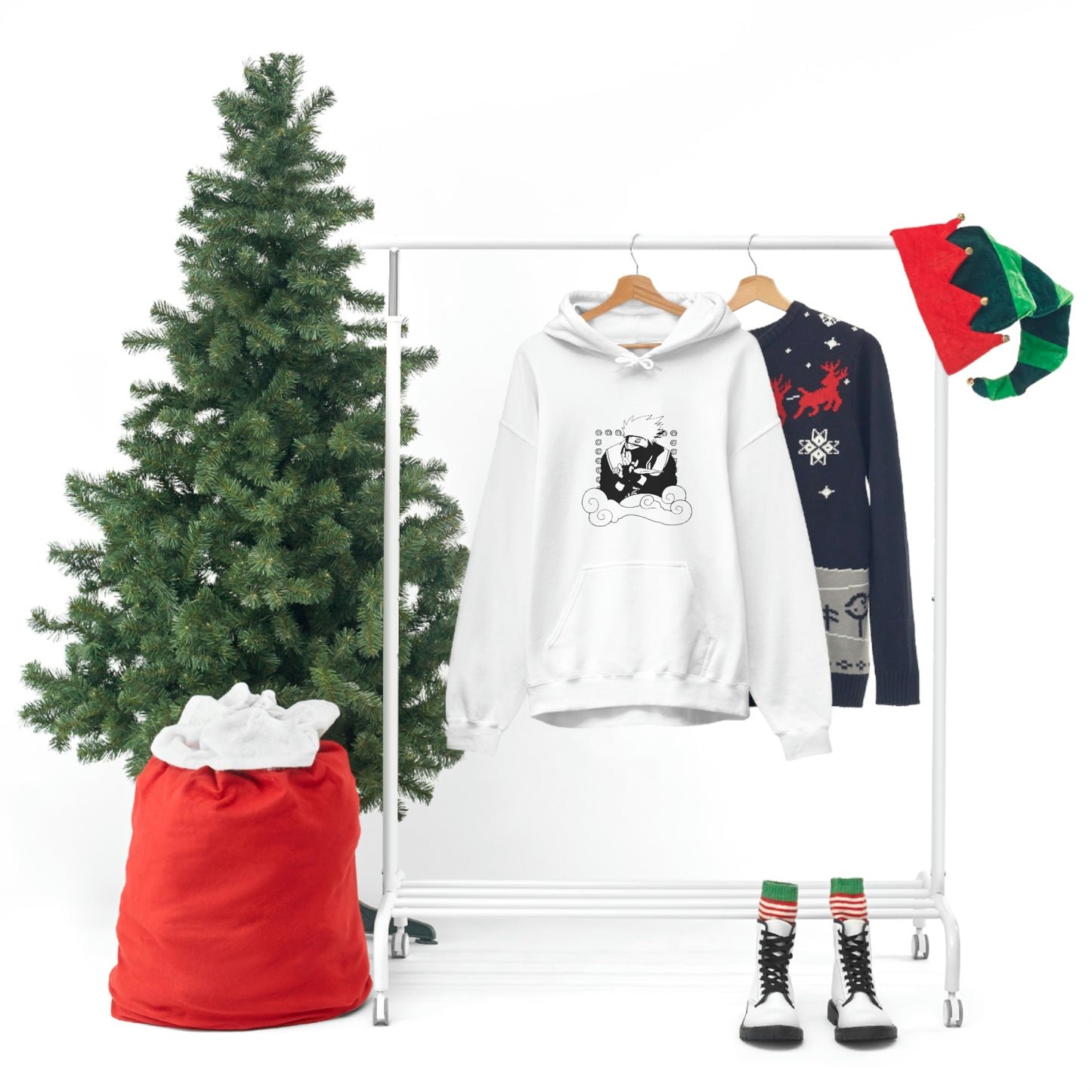 Kakashi Sensei Hooded Sweatshirt