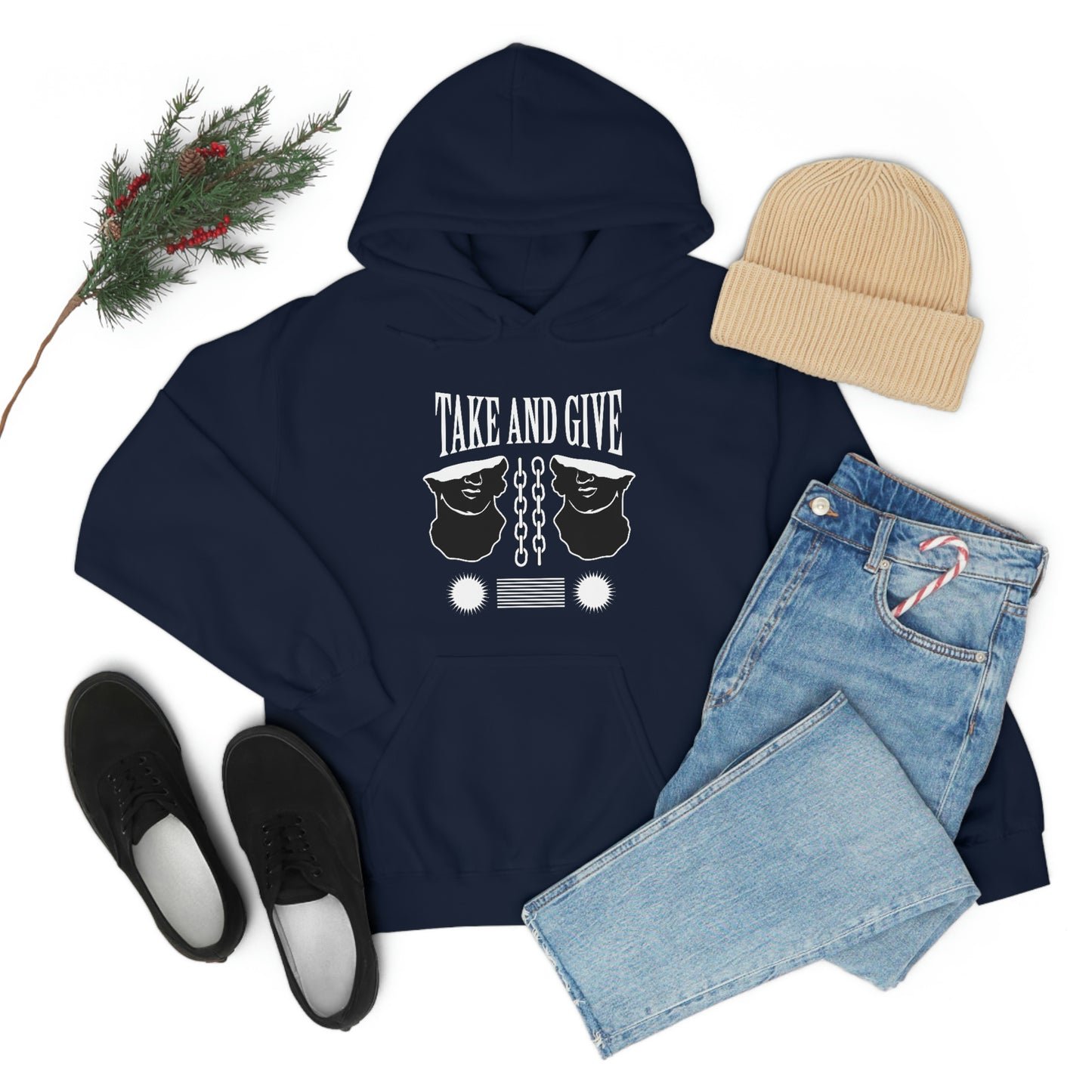 Take and Give Hooded Sweatshirt